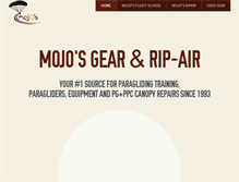 Tablet Screenshot of mojosgear.com